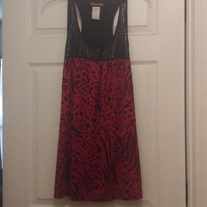 🏷3 for $24🏷Red/black razor back tank shirt